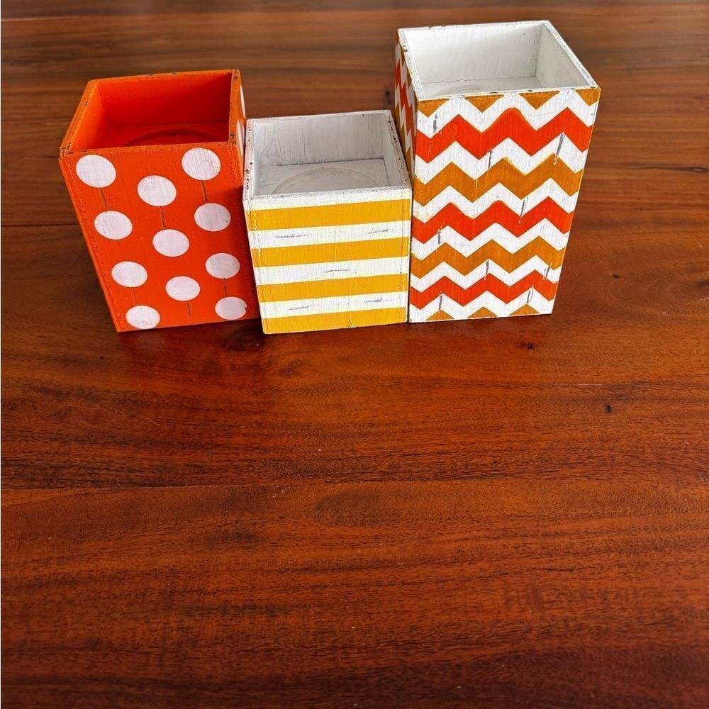 Colorful Wooden Decorative Boxes Gold Canyon Candles ~ Candle Holders